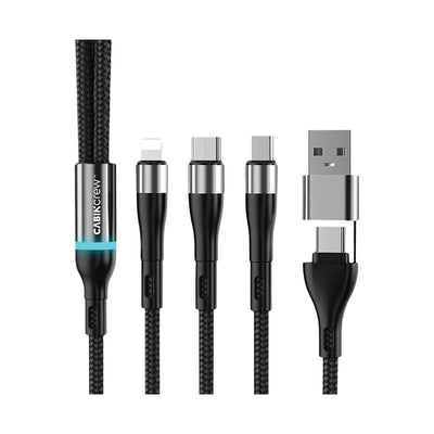 Cabin Crew 3-in-1 Charging Cable Lightning/USB-C/Micro USB 1.22m