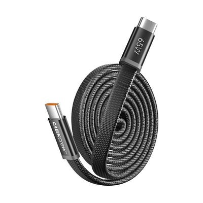 Cabin Crew Flat Magnetic USB-C to USB-C Cable 65W 1m