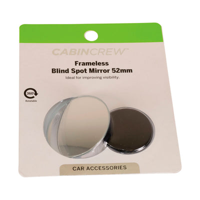 Cabin Crew Frameless Blind Spot Mirror Aluminium 52mm