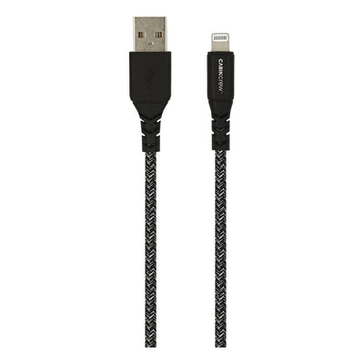 Cabin Crew USB-A to Lightning Braided Charging Cable 1m MFi
