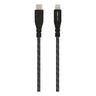 Cabin Crew USB-C to Lightning Braided Charging Cable 1m MFi 60W