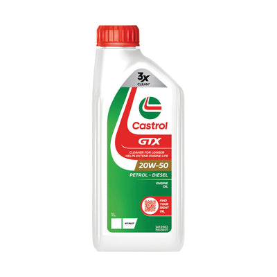Castrol GTX Engine Oil 20W-50 1 Litre
