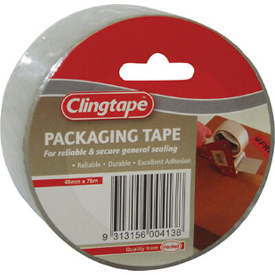 Clingtape Clear Packaging Tape 48mm x 75m