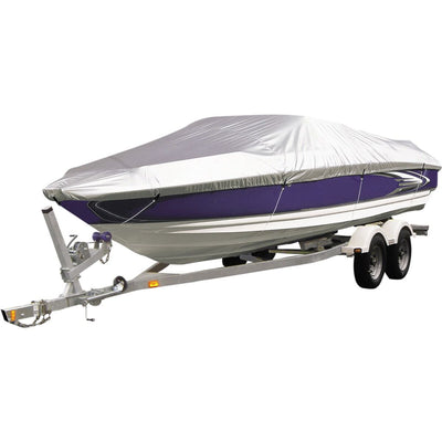 CoverALL+ Boat Cover Silver Water Resistant – Suits 12–14ft Boats