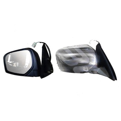 Door Mirror – Electric, Black, Right-Hand (NZ Driver Side) to Suit Mitsubishi Triton L200 2005 on
