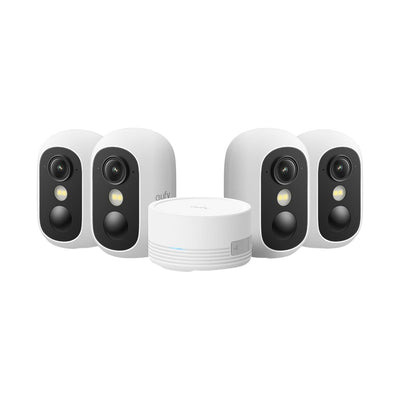 Eufy C35 1080p Security Camera 4-Cam Kit with HomeBase Mini