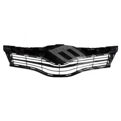 Grille – Matte Black to Suit Toyota Vitz/Yaris NSP130 2010 on Hatchback (Version 1)