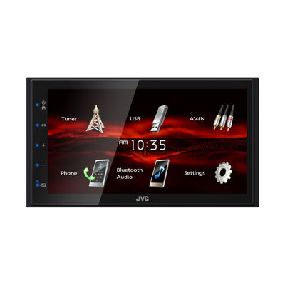 JVC KW-M180BT 6.8" Double DIN Touchscreen Head Unit