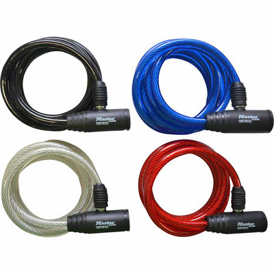 Master Lock Fortress Self-Coiling Cable Lock 1.8m x 8mm