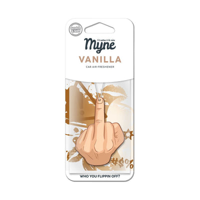 Myne Bad Finger Hanging Air Freshener Vanilla