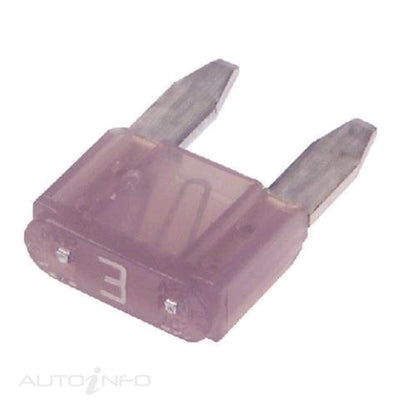 Narva Mini Blade Fuse 3A – 50 Pack