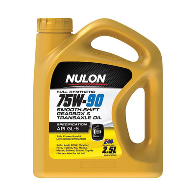 Nulon Full Synthetic 75W-90 Gear Oil 2.5L