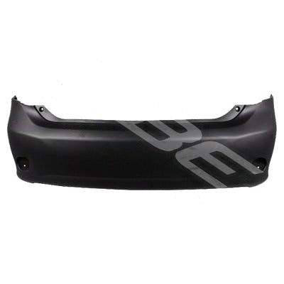 Rear Bumper – Primed Black, Without Spoiler Hole to Suit Toyota Corolla 2007 on Sedan (Version 1)