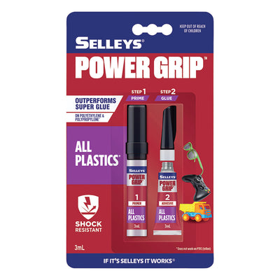Selleys Power Grip All Plastics Adhesive 3mL