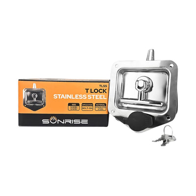 Sunrise Stainless Steel Flush T Lock
