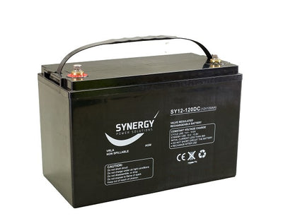 Synergy SY12-120DC AGM Deep Cycle Battery – 12V, 115Ah