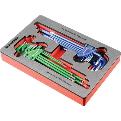 ToolPRO EVA Hex & Torx Key Set 18 Piece