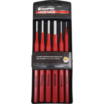 ToolPRO Pin Punch Set 6 Piece 1.5–8mm