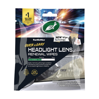 Turtle Wax Headlight Lens Renewal Wipes