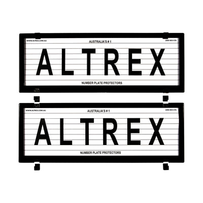 Altrex Number Plate Protector 6 Figure Standard with Lines (NZ6CL)