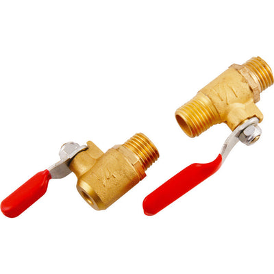 Blackridge Compressor Drain and Outlet Taps 1/4" BSPT (Pair)
