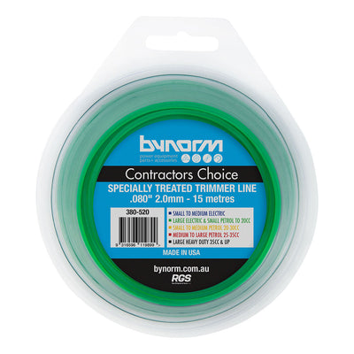Bynorm Green Trimmer Line 2.0mm x 15m