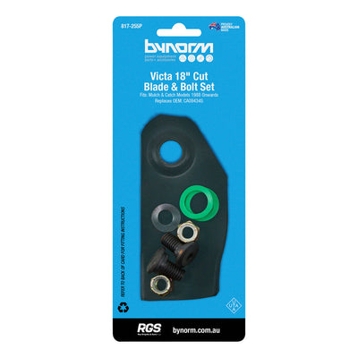 Bynorm Mower Blade and Bolt Set to Suit Victa 95mm (Replaces CA09434S)