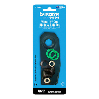 Bynorm Mower Blade and Bolt Set to Suit Victa 96mm (Replaces CA09277)