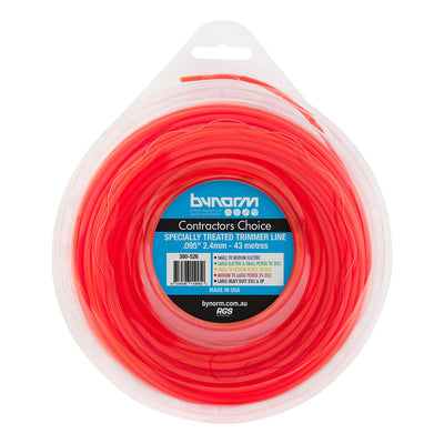 Bynorm Orange Trimmer Line 2.4mm x 43m