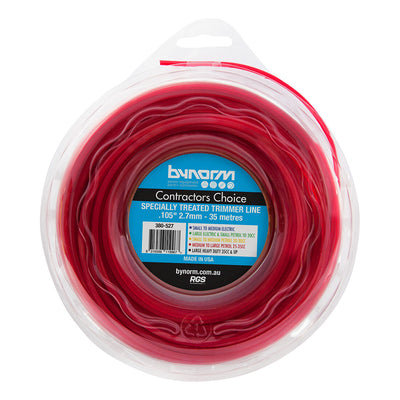 Bynorm Red Trimmer Line 2.7mm x 35m