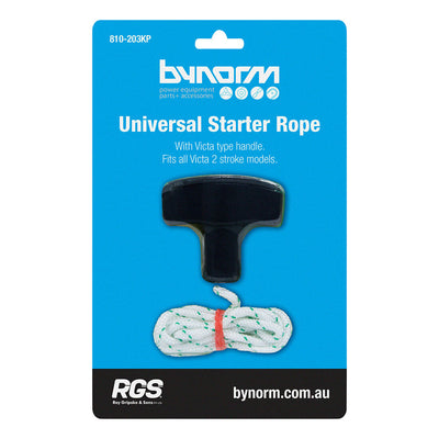 Bynorm Universal Starter Rope and Handle to Suit Victa 2-Stroke Mowers