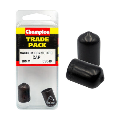 Champion PVC Vacuum Cap 10mm 2 Pack (CVC49)