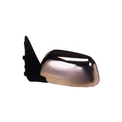 Door Mirror – Chrome, Corner Mount, Left-Hand (NZ Passenger Side) to Suit Toyota Hilux 2WD/4WD 1989 on