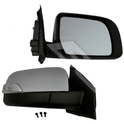 Door Mirror – Electric, Chrome without/Lamp, Right-Hand (NZ Driver Side) to Suit Mazda BT50 Pickup 2012 on