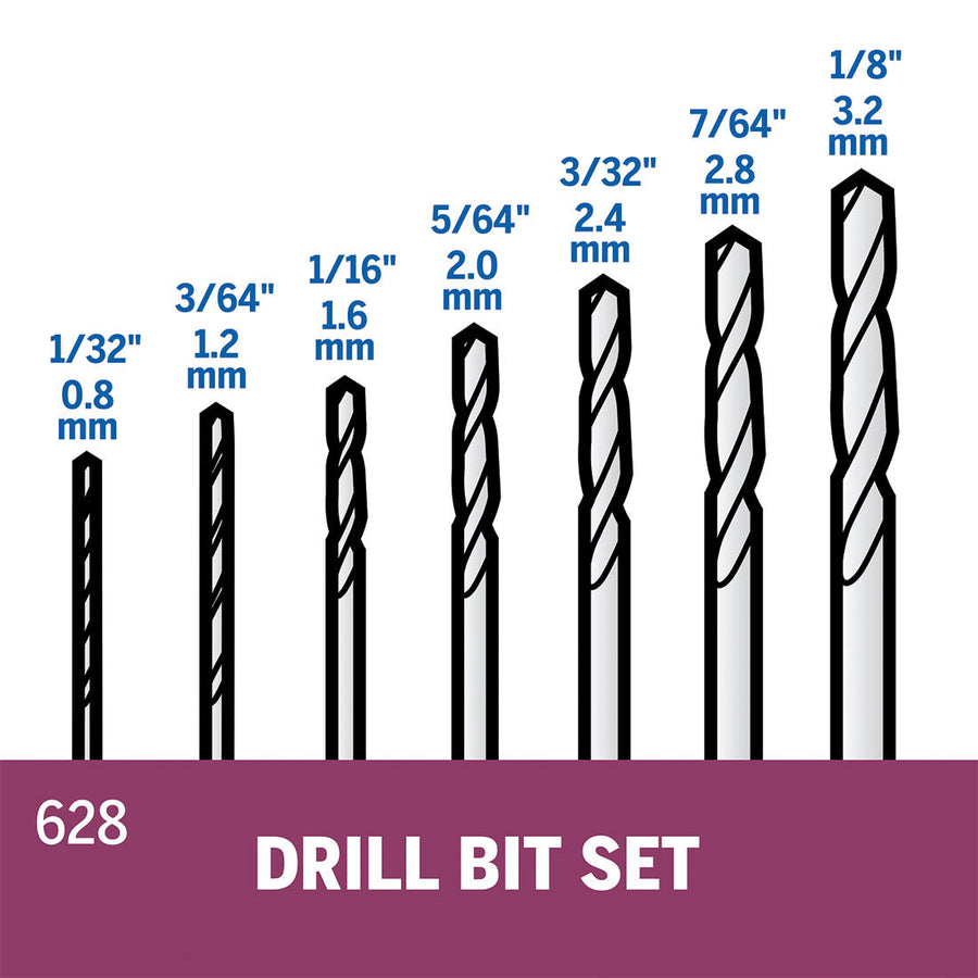 Dremel 7 Piece Mini Drill Bit Set – image 4