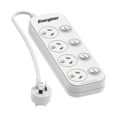Energizer 4 Outlet Switched Powerboard with Surge Protection