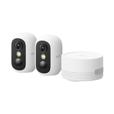 Eufy C35 1080p Security Camera 2-Cam Kit with HomeBase Mini