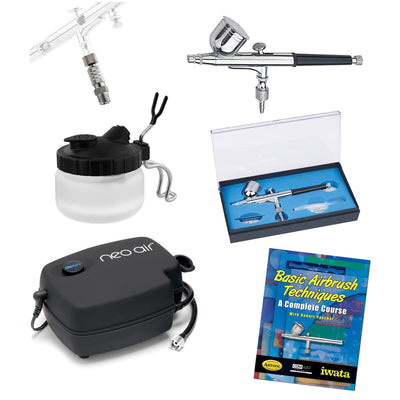 Formula Gravity Airbrush Beginners Kit with Iwata NEO Compressor