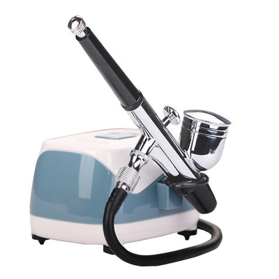 Formula Portable Airbrush Compressor Blue with 0.3mm Gravity Airbrush