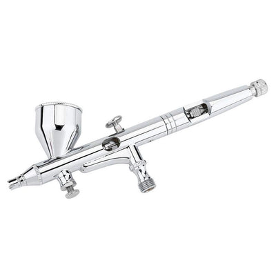 Formula Portable Airbrush Compressor White with 0.3mm Gravity Airbrush