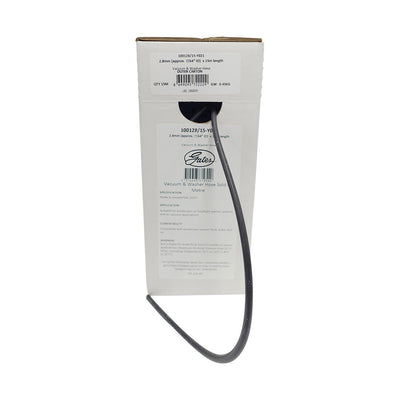 Gates Vacuum and Washer Hose 2.8mm (7/64") SAE J1037 per Metre