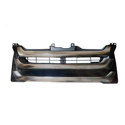 Grille – Chrome/Black, Narrow, 3 Bar Type to Suit Toyota Hiace 2014 on Facelift Late