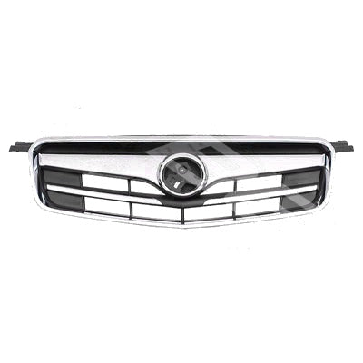 Grille – Matte Black, With Chrome Moulding & Chrome Frame to Suit Holden Cruze 2009 on (Version 1)