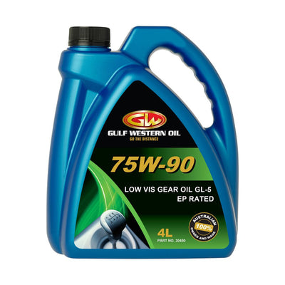 Gulf Western Gear Lube Low Viscosity 75W-90 Gear Oil 4L