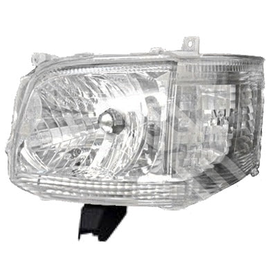 Headlamp – Electric/Manual, Non Bulb Shield, Left-Hand (NZ Passenger Side) to Suit Toyota Hiace 2010 on Facelift
