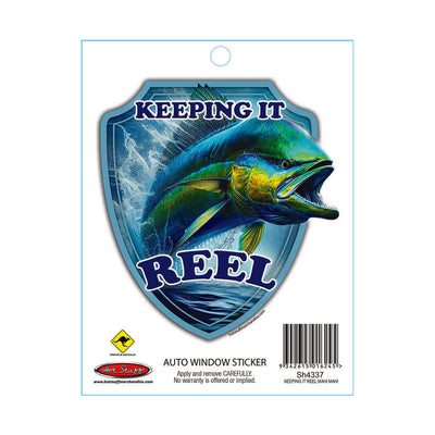 Hot Stuff Keeping It Reel Vinyl Sticker 150mm x 155mm