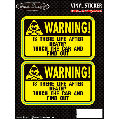 Hot Stuff Life After Death Vinyl Sticker 115mm x 68mm
