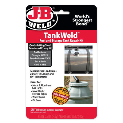 J-B Weld TankWeld Fuel & Metal Tank Repair Kit (2110)