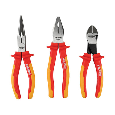 Kincrome VDE Insulated Plier Set 3 Piece