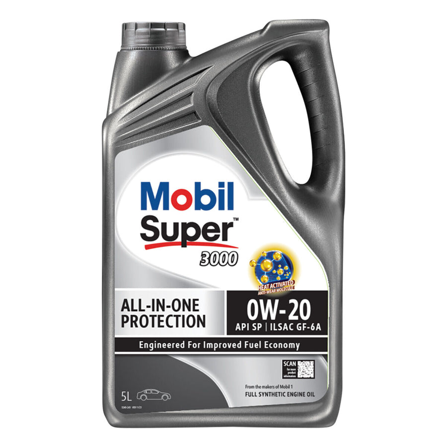 Mobil Super 3000 0W-20 Engine Oil 5L